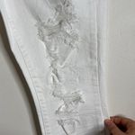 Judy Blue  Skinny Fit White Stretch Denim Factory Ripped and Distressed Jeans 29 Photo 8