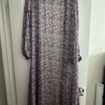 Rebellion  Purple Floral Long Sleeve Dress Photo 0