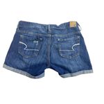 American Eagle  Outfitters Distressed Cuffed Jean Shorts size 4 Photo 4