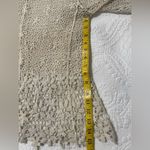 Pinky Buckle cream floral crochet top boho Size S Photo 6