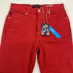 Johnny Was  Marseille Baby Boot Jeans Candy Apple Red NEW 27.5” Inseam Size 30 Photo 3