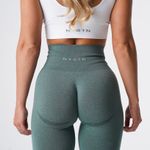 NVGTN Forest Green Seamless Contour Leggings Photo 3