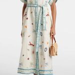 NWOT Alemais Embroidered White Maxi Dress Size 4 Photo 2