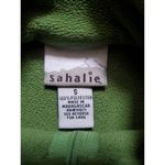 Sahalie Fleece Pullover Women Small Quarter Zip Shirt Ladies Green Mock Neck VTG Size undefined Photo 2