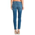 frame denim Frame Le Garcon Distressed Skinny Ankle Jeans in Blue Jay Way Size 27 Photo 3