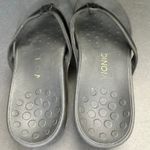 Vionic Womens size 11 High Tide Black Patent Leather Thong Sandals tvw4895 Photo 4