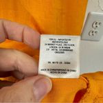 Moulinette Soeurs  Marigold Orange Cold Shoulder Puff Sleeve Knee Length Dress S Photo 10