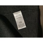 Theory  Dark Gray 100% Wool Drape Open Front Cardigan Sweater M Photo 7