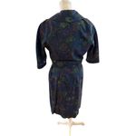 Rose Web New York Women's Vintage 1940s Skirt Suit M Blue/Green Swirl Pattern Blue Size 6 Photo 2