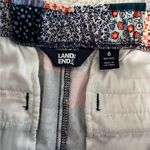 Lands' End  Women's Mid Rise‎ Pull On Chino Ankle Pants Patchwork Print Size 6 Photo 6