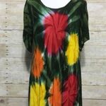 Stunning bright colorful rayon tie Photo 7