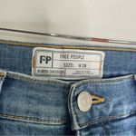 Free People  Ripped Distressed Skinny Blue Jeans‎ 28 Photo 1