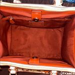 Coach  Tan and Snakeskin Structured Leather Satchel/Crossbody and Dustbag Photo 11