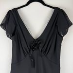 Liz Claiborne  Black V-Neck Dress Photo 3