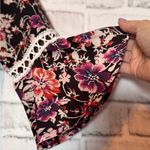 Floral woman’s Dress in‎ Black and Pink Size 14 Photo 1