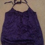 EXPRESS royal blue silk halter. Beautiful! Photo 0