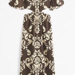 Abercrombie & Fitch NWT Abercrombie Short Sleeve Cutout Maxi Dress Photo 0