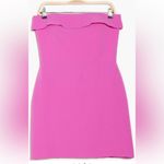 Veronica Beard $598 - Maire Strapless Body-Con Womens Minidress in Magenta Size 8 Photo 4
