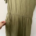 Old Navy  Green Midi Crew Neck Shirt Dress Photo 1