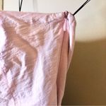 ZARA Strapless Tie Waist Bow Bubble Mini Dress Light Pink Size Medium Photo 2