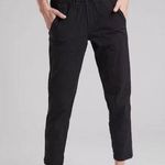 Athleta Trekkie Paper Bag Pants Size 2 Black Photo 0