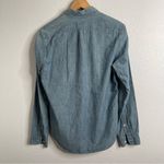 J.Crew  Chambray Denim 100% Cotton Button Down Size Small Photo 3