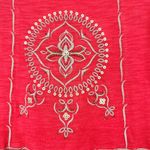 J. Jill Sleeveless Maxi Dress Women’s Coral Pink Embroidered Beaded Boho medium Photo 3