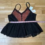 Raga NWT -  - sleeveless rhinestone lace top Photo 8