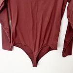 Abercrombie & Fitch [] Brown Sweetheart Neckline Long Sleeve Bodysuit Sz Large L Photo 5