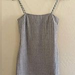 Polly Striped Gray Dress Size 4 Photo 0