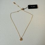 kate spade New York necklace Mini Flower gold Necklace With Extender Photo 1