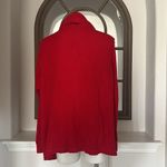 Lauren Ralph Lauren RED Thermal Tie Hooded Waffle Knit Cardigan Size XL NEW Photo 8
