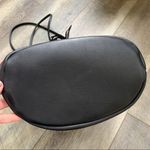 Lucky Brand Black Vegan Leather Tassel Tote Double Handle Bucket Bag Photo 5