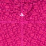 prAna Medium Misty Knicker Capris Legging Geometric Stretch Wicking Shirred Pink Photo 5