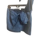Gianni Bini  Rein Rosette Denim Mini Skirt Womens Size 26 Photo 1