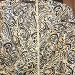 ZARA  Black and White Paisley Blouse size S Photo 6