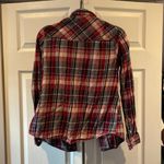 Vanilla Star Jeans Red Plaid Flannel Photo 1
