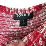 Torrid Pink Floral Smocked Flutter Sleeve Flowy Knee Length Lightweight Dress 1X Photo 4