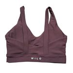 WILO Ribbed Sports Bra in Chocolate Brown Activewear Size XS Photo 1