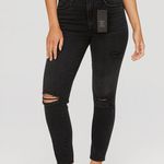 Good American  Black Distressed Jeans Women’s Size 16 Photo 0