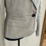 Loft Ann Taylor  Light Gray Pinstripe Blazer Jacket. Size 2 Photo 2