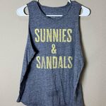 Grayson Threads  SUNNIES & SANDALS Graphic T Muscle Tank Top Size XL Photo 1