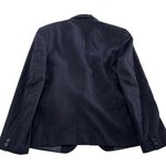Brooks Brothers Blazer Womens X Small Blue Pinstripe Wool Union Made Vintage Photo 1