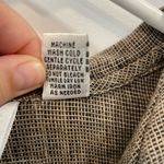 Vintage Chico's Women's Linen Blend Houndstooth Zip Up Hoodie, Pockets, Size 0 Black Photo 4