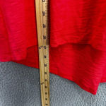 Chico's top womens 1 medium red the ultimate tee burnout casual weekend layers Photo 1