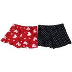 Nordstrom Heart Pajama Shorts Two Piece Set XL Black White Polka Dot Valentines Gift NEW Photo 4