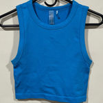 Aritzia NWOT Golden  activewear sports bra blue size small women’s stretch Photo 0