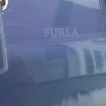 Furla Designer Navy & Graffiti-Style Rubber Candy Cookie Handbag Y2K Pop Street Photo 3