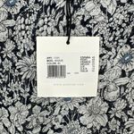 NWT AMS PURE Collection Navy Blue and White Floral Chiffon Top Size 14 Photo 4