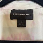Something Navy NWT  Tie Dye Trench Coat Duster Jacket Pink Blue Size XS Photo 5
